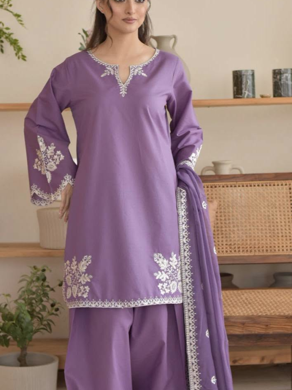 Farshi Shalwar 3-Piece Set