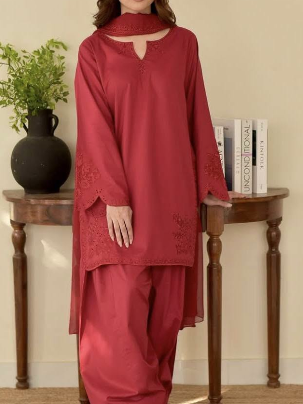 Farshi Shalwar 3-Piece Set